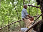 Woman jogging desperate to eat dick in park 7/16