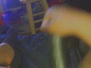 Ebony Stretched out with 10in 