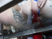 Fuck Me Spidey feat. Flame_Jade - girl on girl lesbian dildo play 9/16