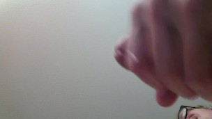 Masturbation (Undershot view) with CUMSHOT 