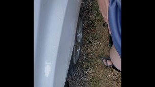FTM Pee Desperation Spray Car Tire