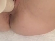 Tight wet pussy masturbation
