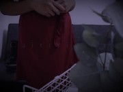 ASMR Fetish Kink - Latex Leather Gloves, Boots Worship - Femdom Asian Goddess in Nylon Stockings