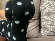 Sexy feet girl changes socks 16/16