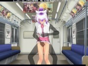 3D HENTAI Subway schoolgirl let her butt be inserted 2/16