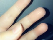 Look How Wet I Was~ I only touched a bit