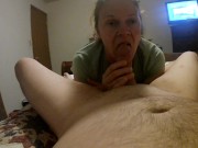 Milf giving blowjob 7/16