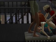 The girl accidentally entered the men's club. She was fucked by the whole company | porn games 9/16