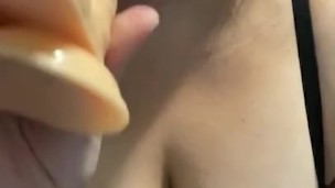 Sucking on my dildo ;)