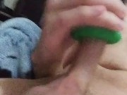 Close Up Cumshot with Fleshlight!