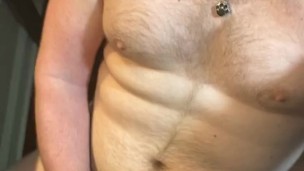 Gay Chubby Otter Jerks Off & Cums - Kodi Voss