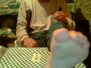 Mostrando mis pies por primera vez