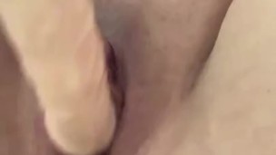 Fucking myself with my dildo