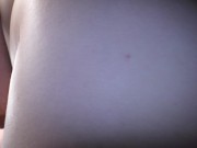 Wife hiding from me a huge cheating creampie between her legs!