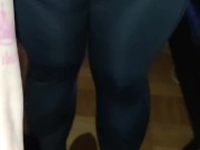 my girlfriend would like me to cum on her leggings 12/16