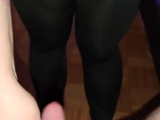 my girlfriend would like me to cum on her leggings 2/16