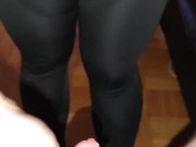 my girlfriend would like me to cum on her leggings 7/16
