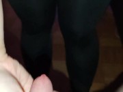my girlfriend would like me to cum on her leggings 8/16