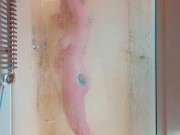 Fuck My Thick Juicy Thighs in Shower | Curvy Ginger Big Tits Redhead Thighjob Cum between Legs 1/16