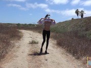 Masked Exhibitionist Flashing in Desolate Land 6/16