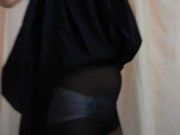 黒タイツ履いたままおしっこするセーラー服JK 4/16