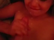 sexy cum shot on my face 10/16