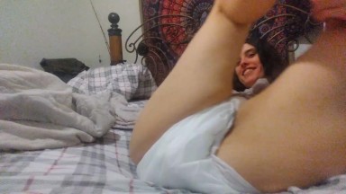 Footage From PinkMoonLust ABDL First Day Adult Diaper! Posing Cute Laughing Giggling Hair Honey Pie