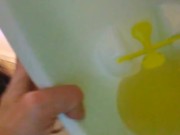 PinkMoonLust Nasty Fetish Dumping FUN PEE ON MYSELF New Potty Training Piss Boy Urinal Toy Happiness 9/16