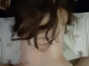 Loirinha rabuda dando de 4 para o marido 3/16