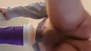Breaking the wall with my dick.. almost!