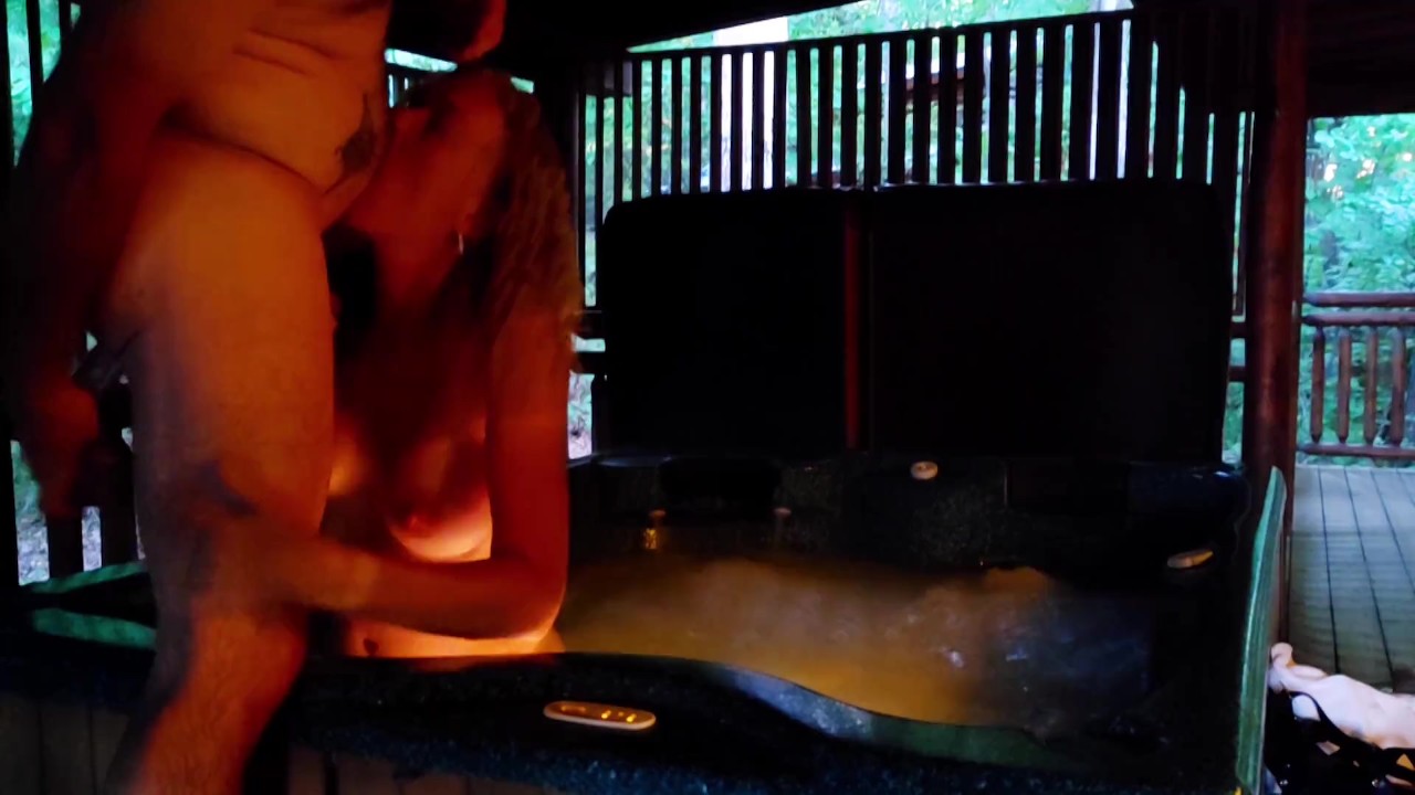 Hard Passionate Strapon Pegging, Fucking and Deep Throat Cock Sucking in hot tub! - RedTube