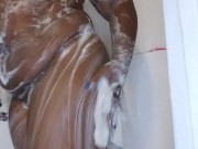 Wash my wet pussy and Ass 10/16