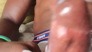Much needed morning stroke session on the couch(Creamy Ending)