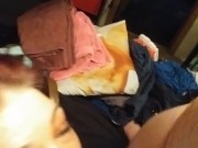 Slut Pierced Kitty Sucks Tiny Cock Laughs Her Ass Off and Dick Shames the Teenie Tiny Cock 13/16