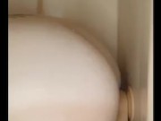 Big Tit MILF Rides Dildo in Bathtub