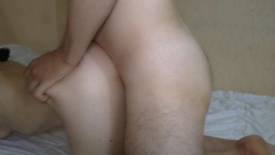 Teenagers get fucked in doggystyle position - Side View Doggy Homemade