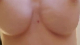 Little Brunette Slut Masturbates While Posting Nudes!