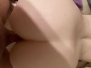 Boyfriend fucks sexy college girl doggy style 10/16