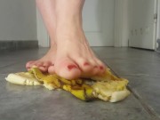 crushing of banana