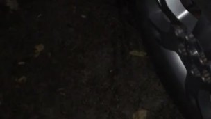 Pissing in the great outdoors on a cool enough night to produce some steam in the air from the hot P