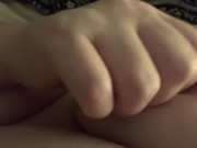 Nipple play before bed