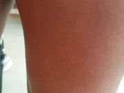 Thick Booty Hot Latina in Seethrough Micro Shorts - Hotel Balcony 5/16