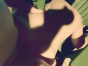 Step mom sucks and fucks step sons dick at the hot tub gardens 11/16