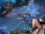 GER Gamer Girl playing LoL with a vibrator between her legs League of Legends #21 Luna 6/16