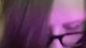 Dumb Slut Slurps on a Cock