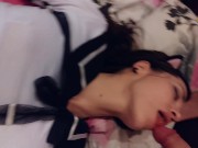 PRETTY FACE WIFE HOMEMADE PUMP WITH CREAMPIE pt.2 8/16