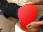 Step Son has a quickie with Step Mom, he cums not inside, but outside.WOW gorgeous ass Shely81 1/16