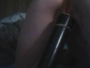 Vacuum cleaner sucks my pussy until it's swells up 3/16