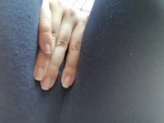 A great hot wet orgasm inside yoga pants in a public outdoor garden 12/16