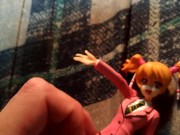 制服フィギュアでオナニー大量ぶっかけ【フレッシュプリキュア 桃園ラブ(キュアピーチ)】